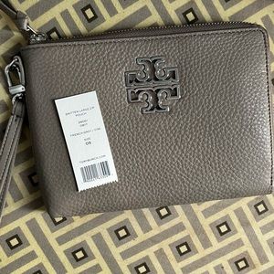 Tory Burch Britten large zip pouch
